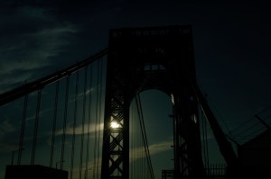Night shot with ropes